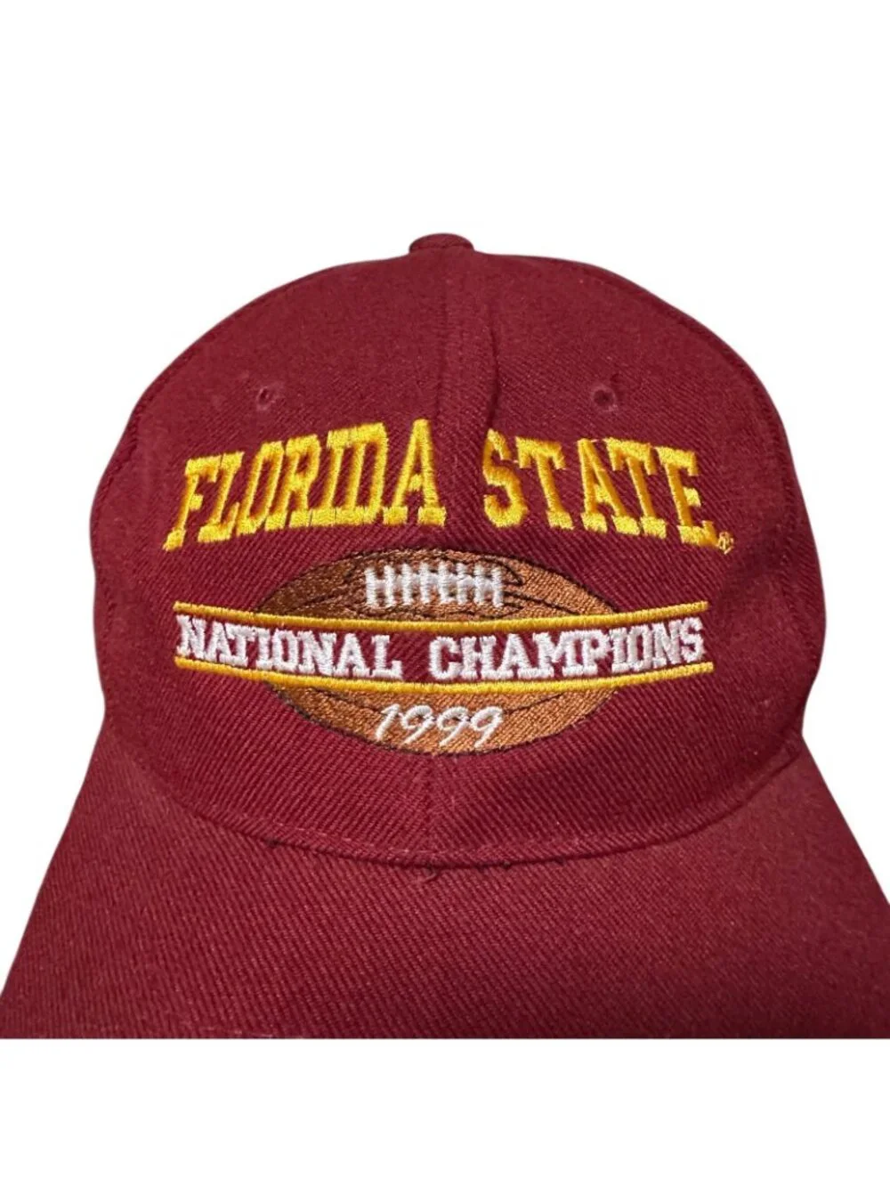 Vintage 1999 Florida State Seminoles National Champions Snapback Hat NCAA